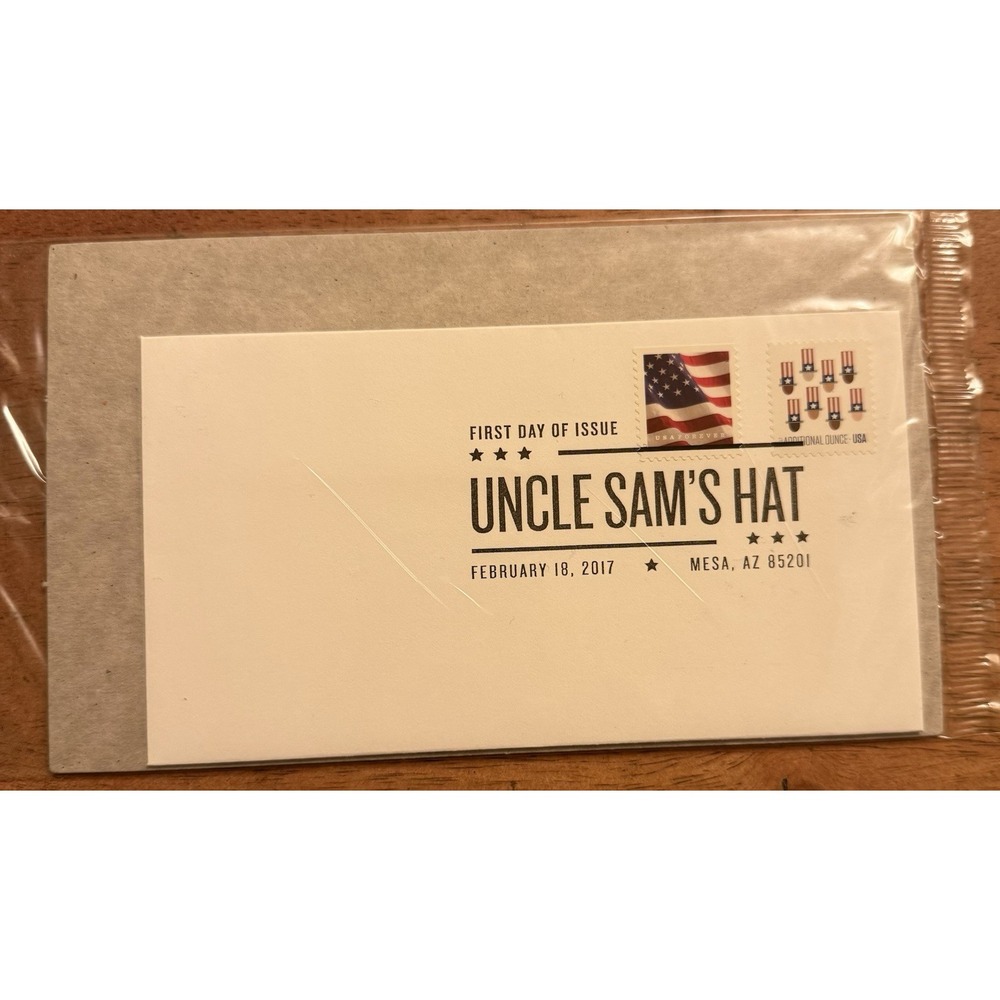 2017 First‎ day Cover #5174 Uncle Sam's Hat Sealed New